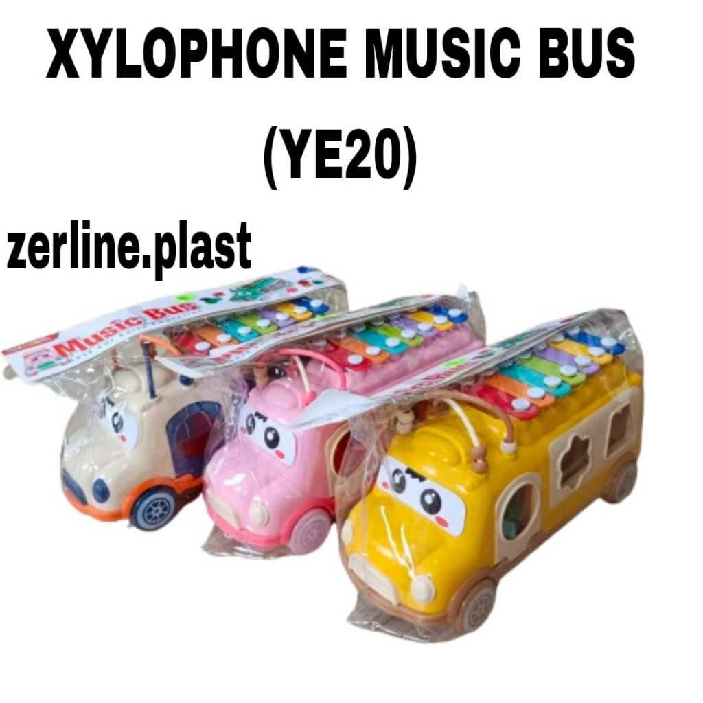 mainan Xylophone Music Bus (YE20)