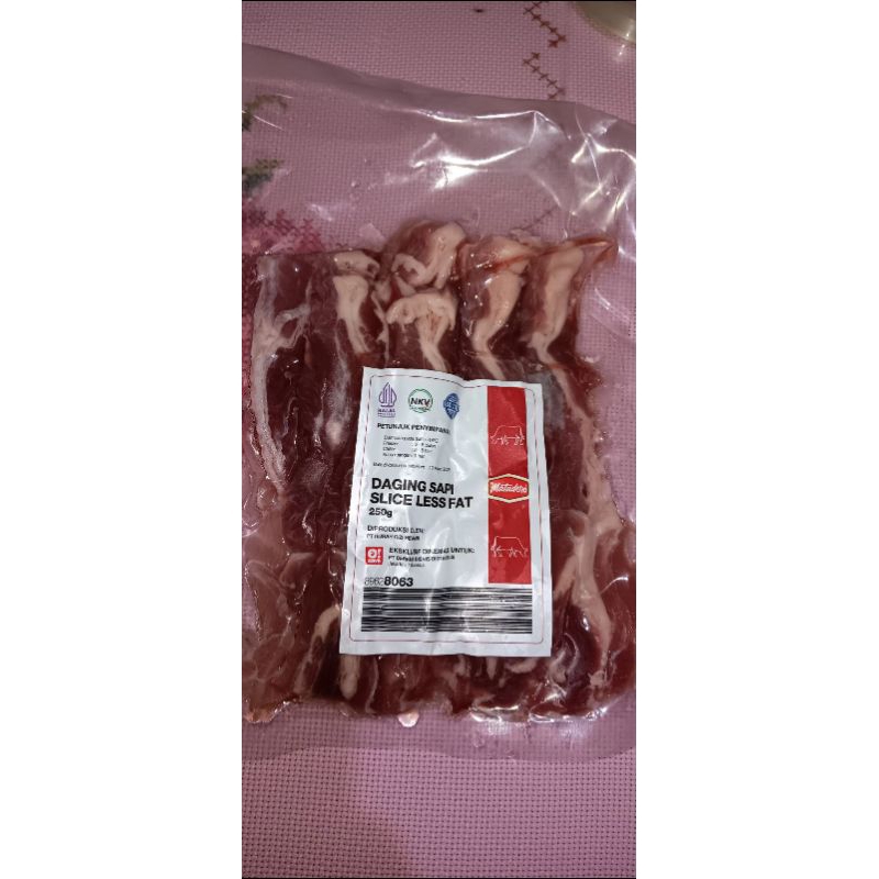

daging sapi slice 250gram