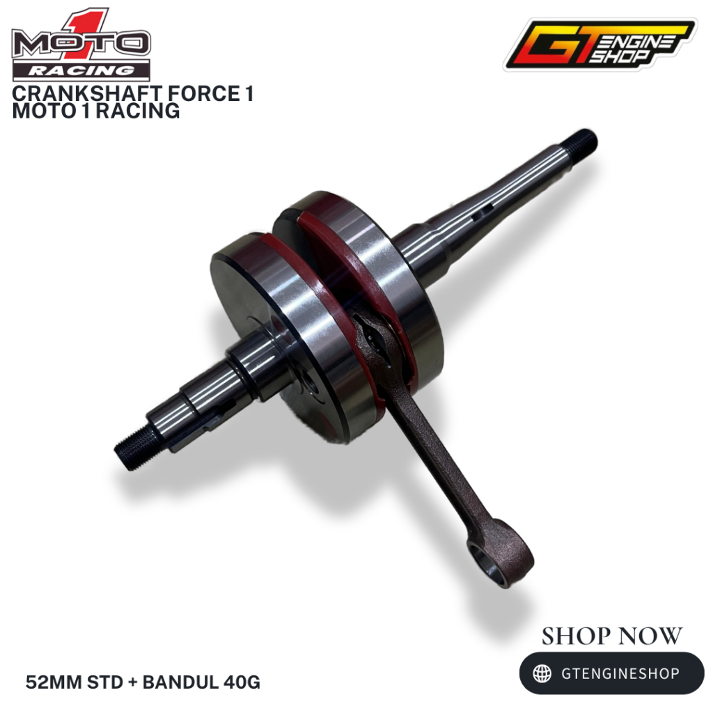 KRUK AS F1ZR FORCE1 FIZR CRACKSHAFT FORCE 1 ZR F1ZR 52MM STD + 40G MOTO1 RACING