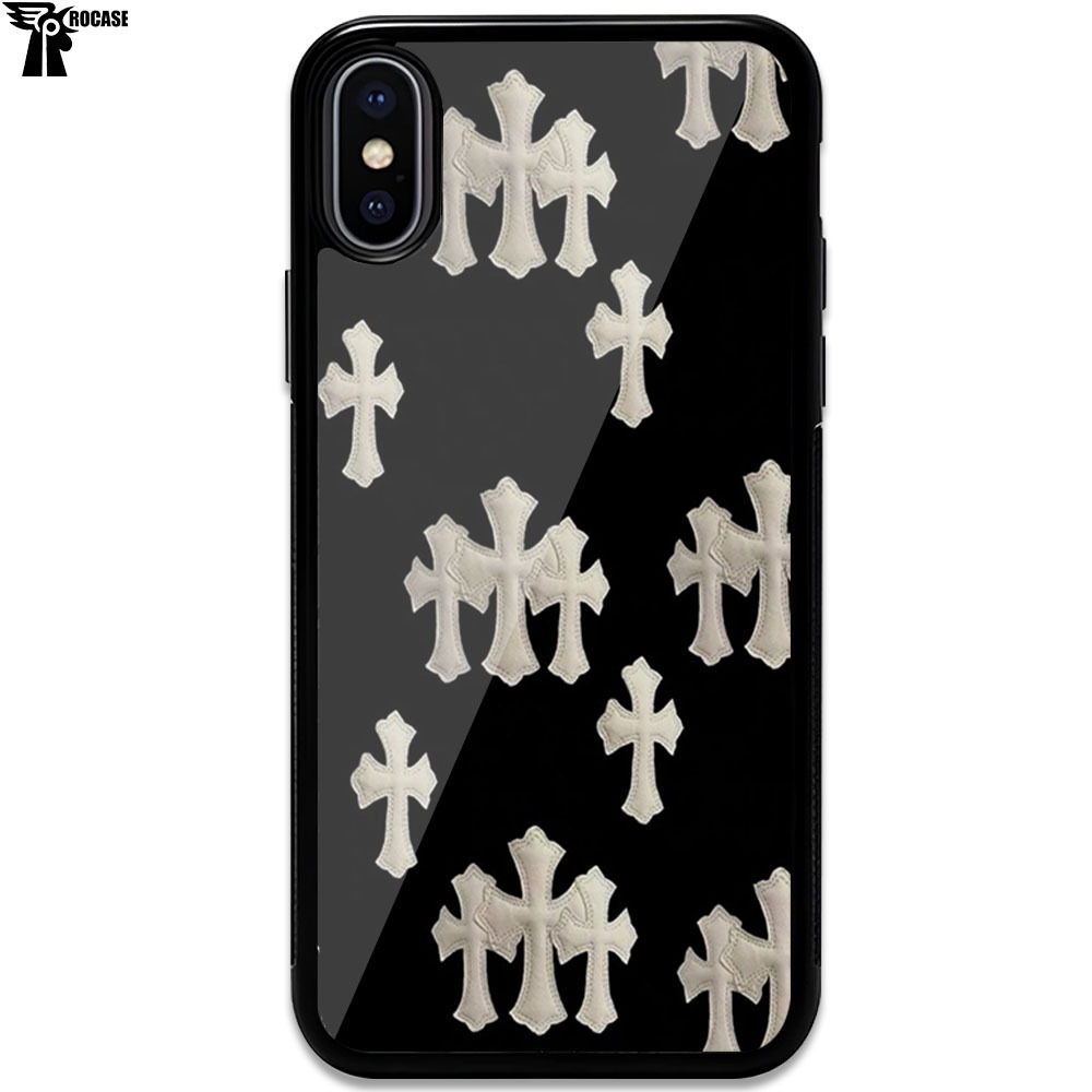 KAMALA CASE GLOSSY PREMIUM MOTIF SALIB UNTUK TYPE IPHONE XR XS XS MAX X - CASE KEREN - CASE TERBARU 