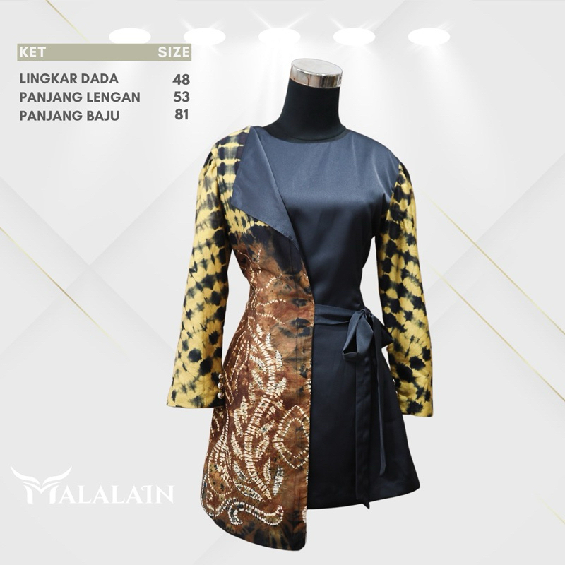 * Kemeja tunik/ tunik sasirangan/ sasirangan modern/ batik tunik/ blazer sasirangan/ outer sasiranga