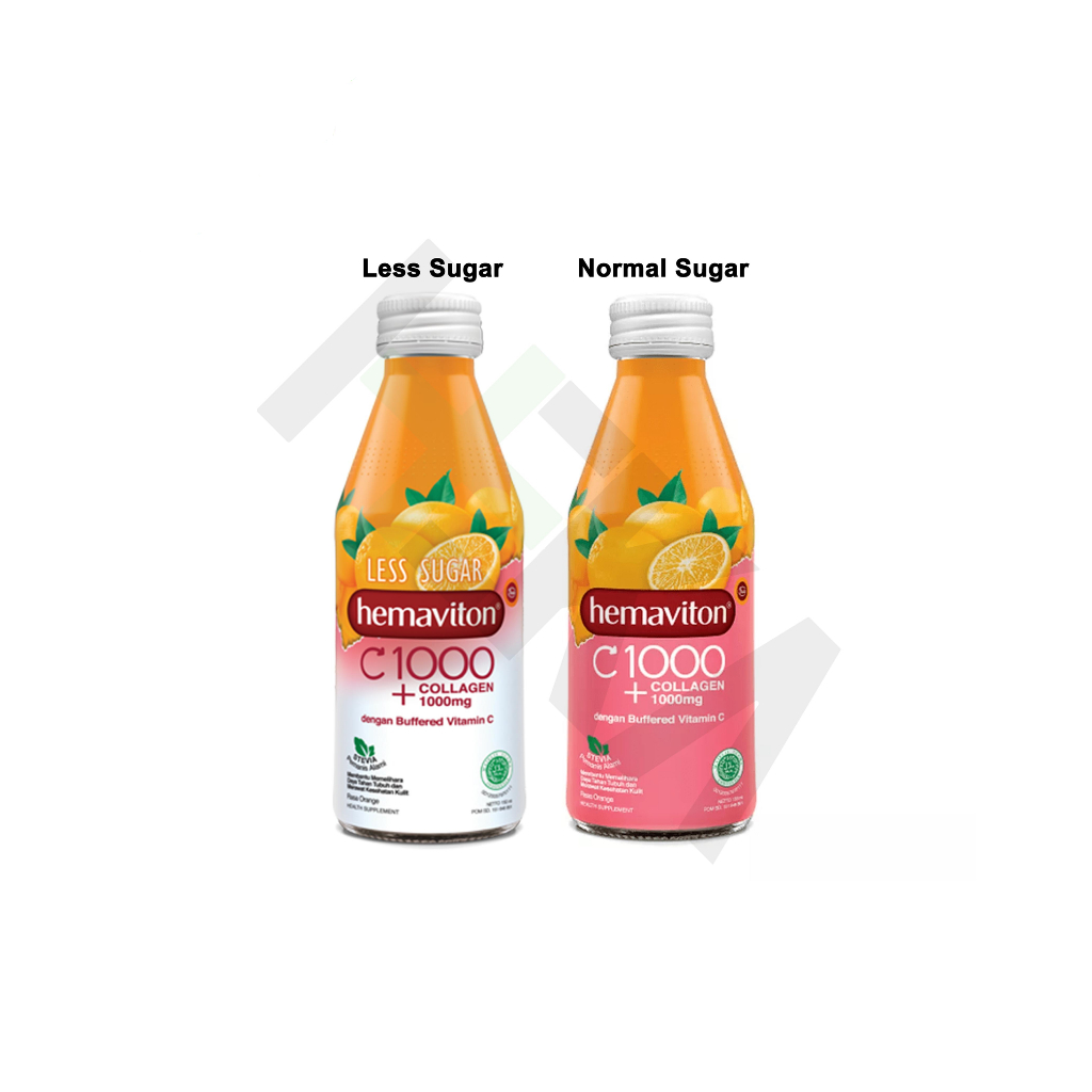 

Hemaviton C1000+Collagen 1000mg Botol 150 ml Orange Jeruk Vitamin C [Tembalang]