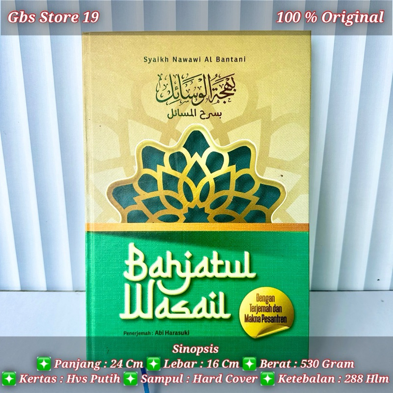 Terjemah Bahjatul Wasail 3 Bahasa Lengkap Dengan Makna Pesantren