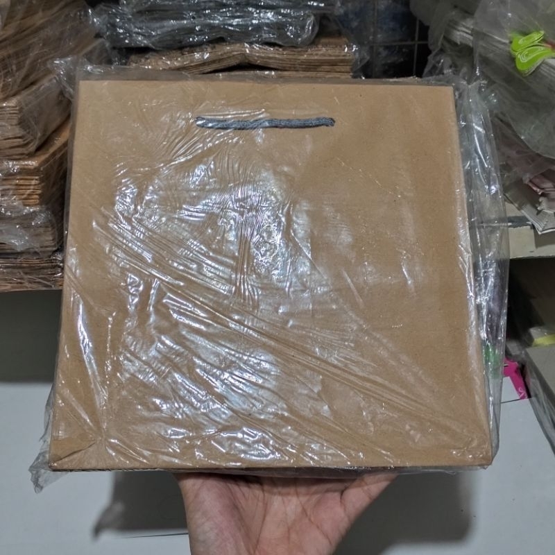 

Paper Bag Tas Kertas Asul-Asul 1lusin