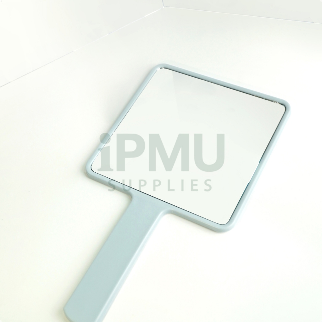 Square Mini Hand Mirror / Kaca cermin Salon Polos Persegi Medium