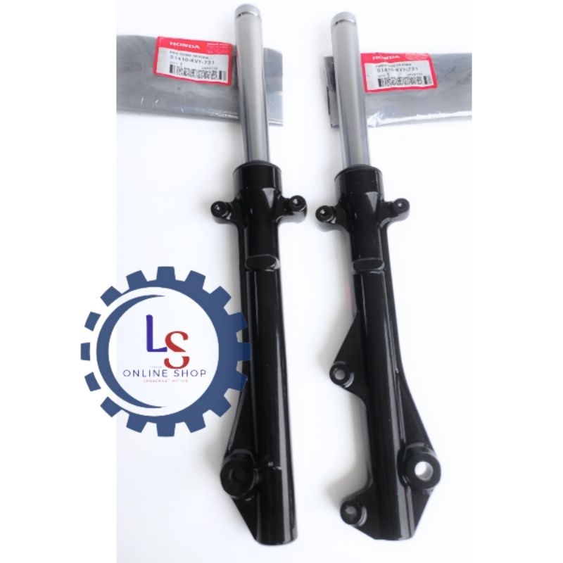 As Shock + Tabung Shock Depan Honda Beat Karbu 2008 - 2009 Spakbor Bawah kode : KVY