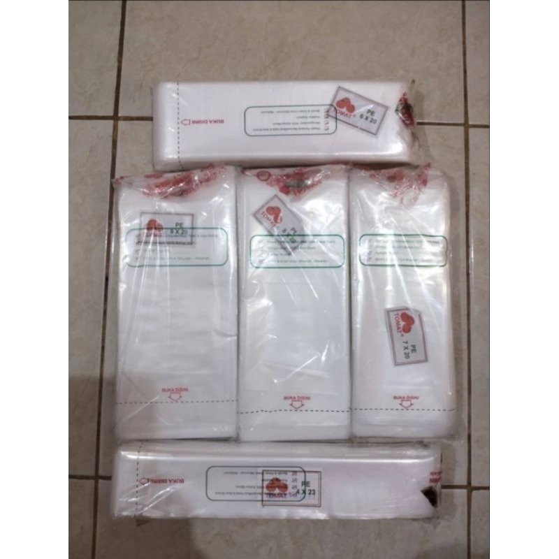 Plastik PE Tomat Plastik Es 6x20 cm