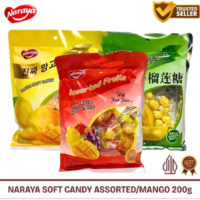 

NARAYA ASSORTED FRUIT SOFT CANDY JELLY