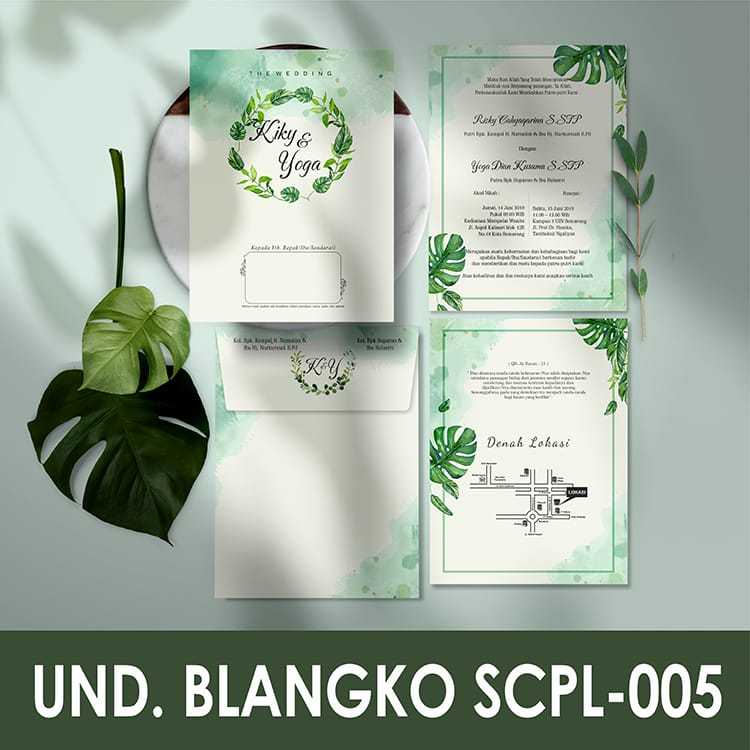 Cetak Undangan Amplop Griya Blangko SCPL 005