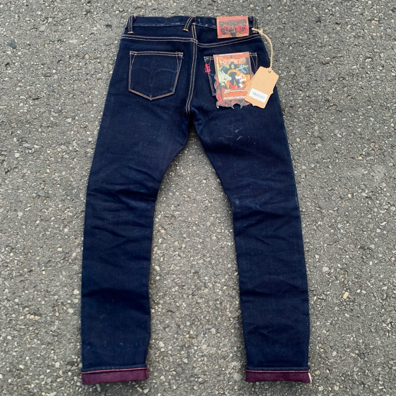 Oldblue Co 7.75" Cut - 31/33Oz Over Weight Selvedge Crimson Red