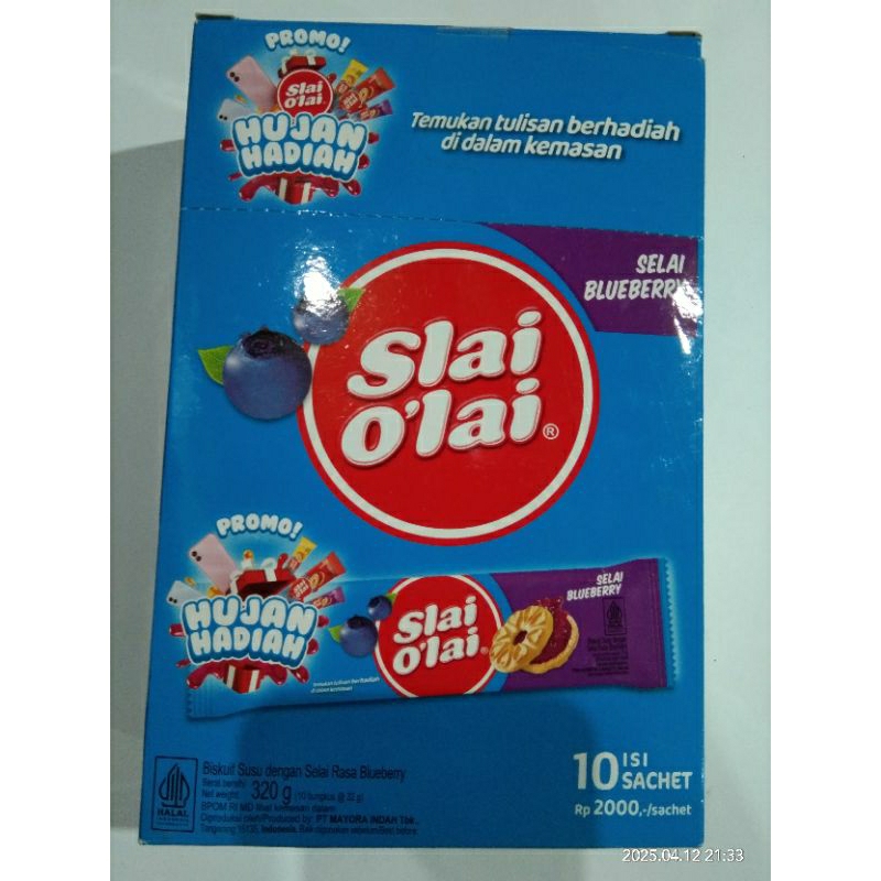 

Biskuit Susu Slai Olai 1 Box isi 10 pcs