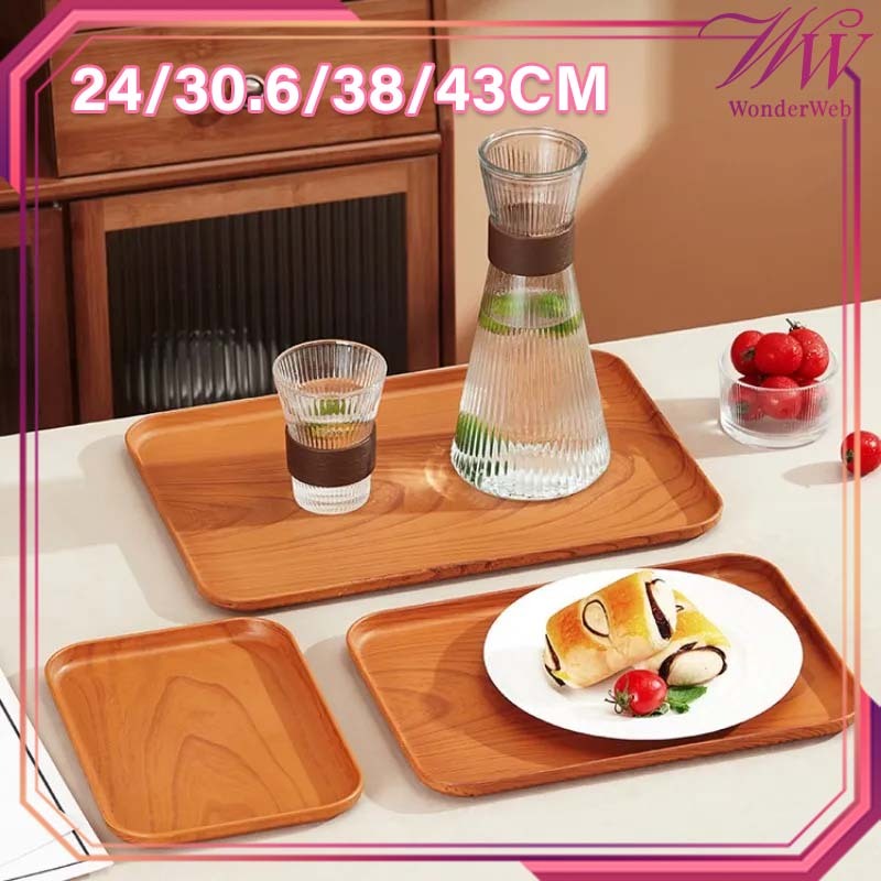 Nampan Saji Aesthetic Nampan Baki Tray Nampan Baki Aesthetic Makanan Kotak Tray Motif Kayu