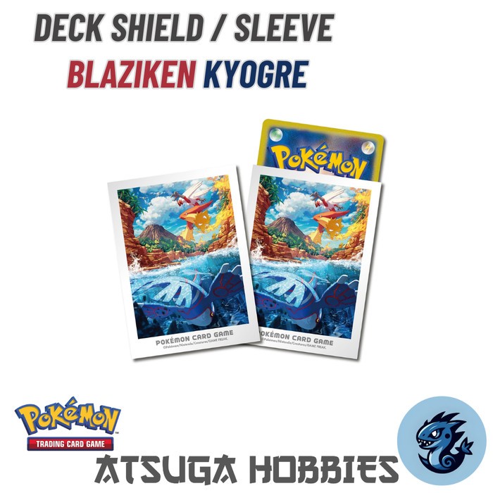 Sarung Kartu / Sleeve Pokemon Blaziken Kyogre