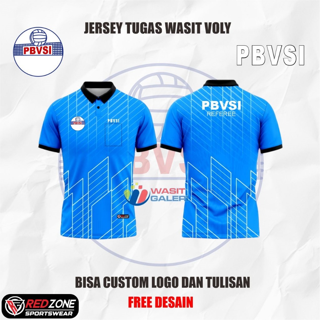 JERSEY WASIT VOLI / VOLLY PRINTING PBVSI, BAJU SERAGAM WASIT VOLLEY