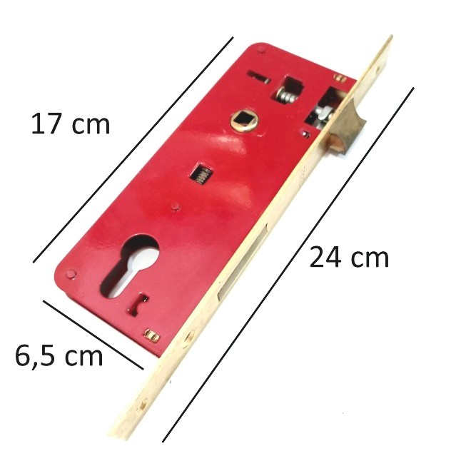 Kunci Pintu Besar 24 cm FERZA Tanpa Silinder - Body Kunci Besar - Kunci Pintu Besar Tanpa Silinder