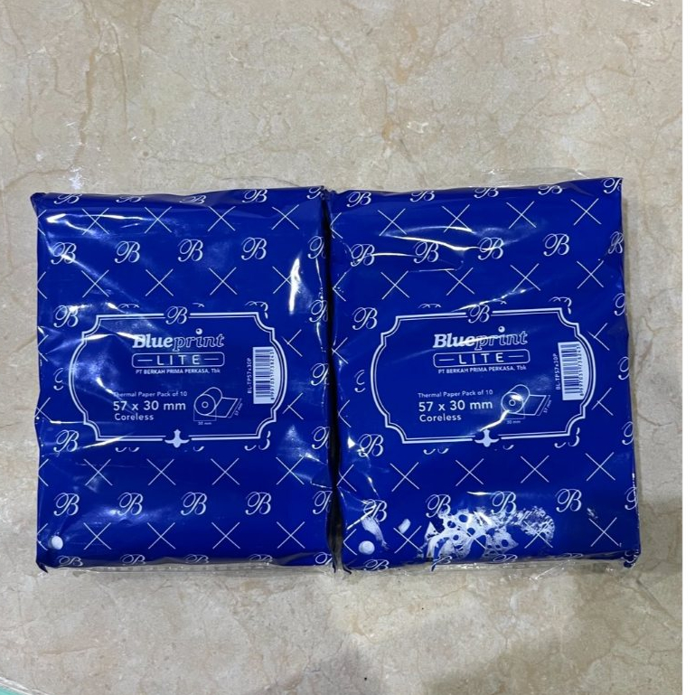 

Kertas Thermal 57 x 30 Blueprint isi 10 Roll