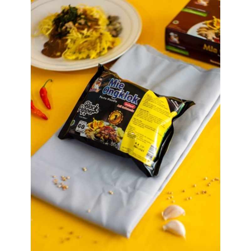 

mie ongklok instan khas wonosobo black papper mas desta