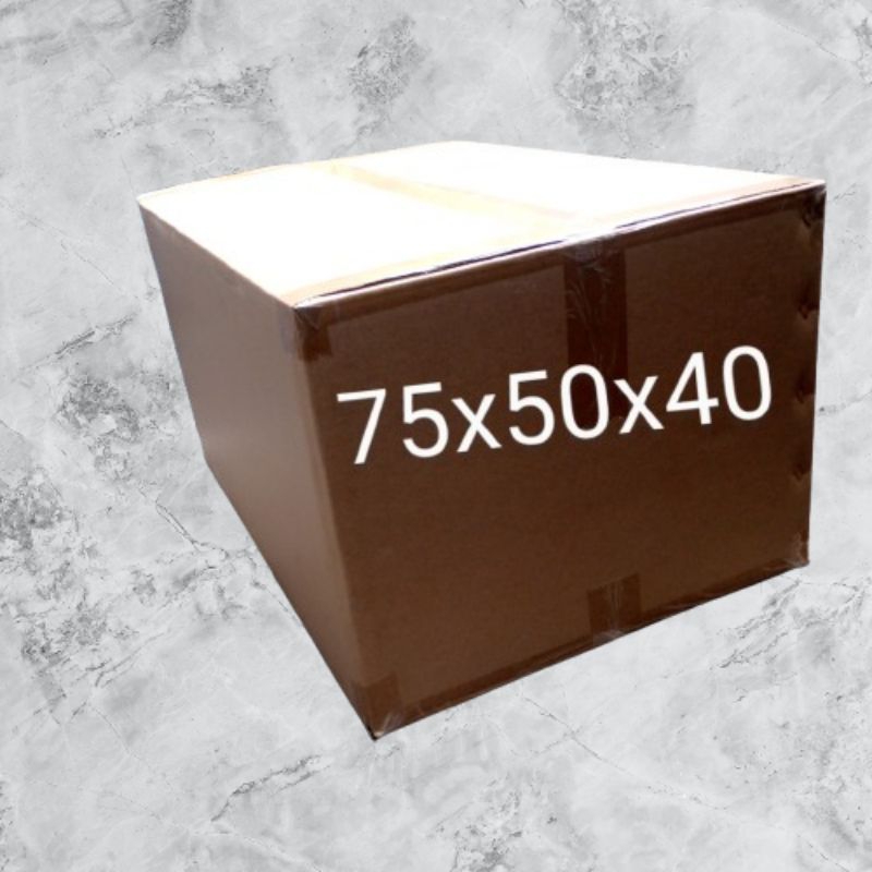 

KARDUS BEKAS/UKURAN BESAR/TEBAL 2 PLY UKURAN 75X50X40 CM UNTUK PACKING BARANG