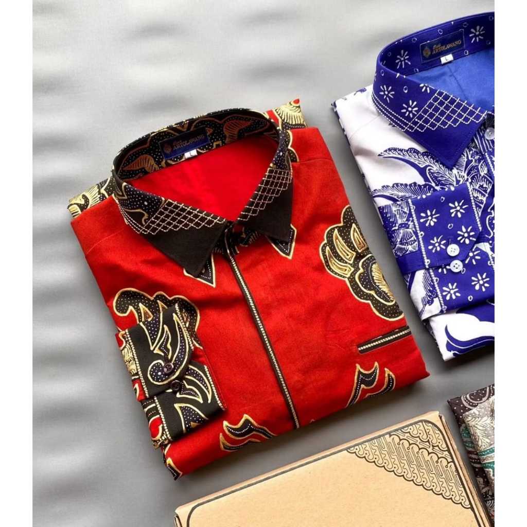 Ongkos jahit kemeja pria batik tulis model smock khusus