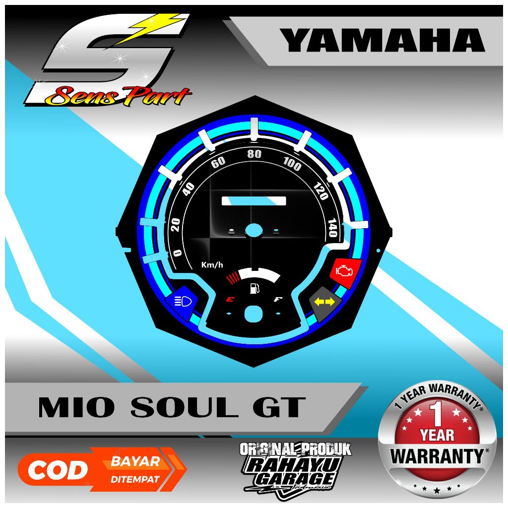 PAPAN SPEEDOMETER CUSTOM YAMAHA MIO SOUL GT