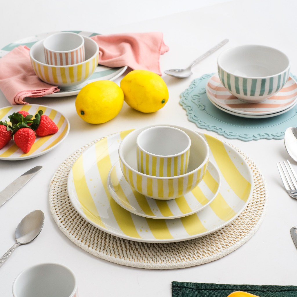 Carramica Piring Keramik Lignee Series