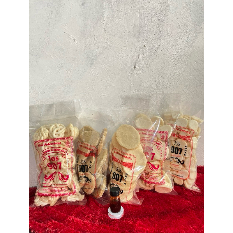 

PAKET 5 BKS KEMPLANG + SAMBAL (kemplang Kecil, Sedang, Besar, Kulit, Sanggul)