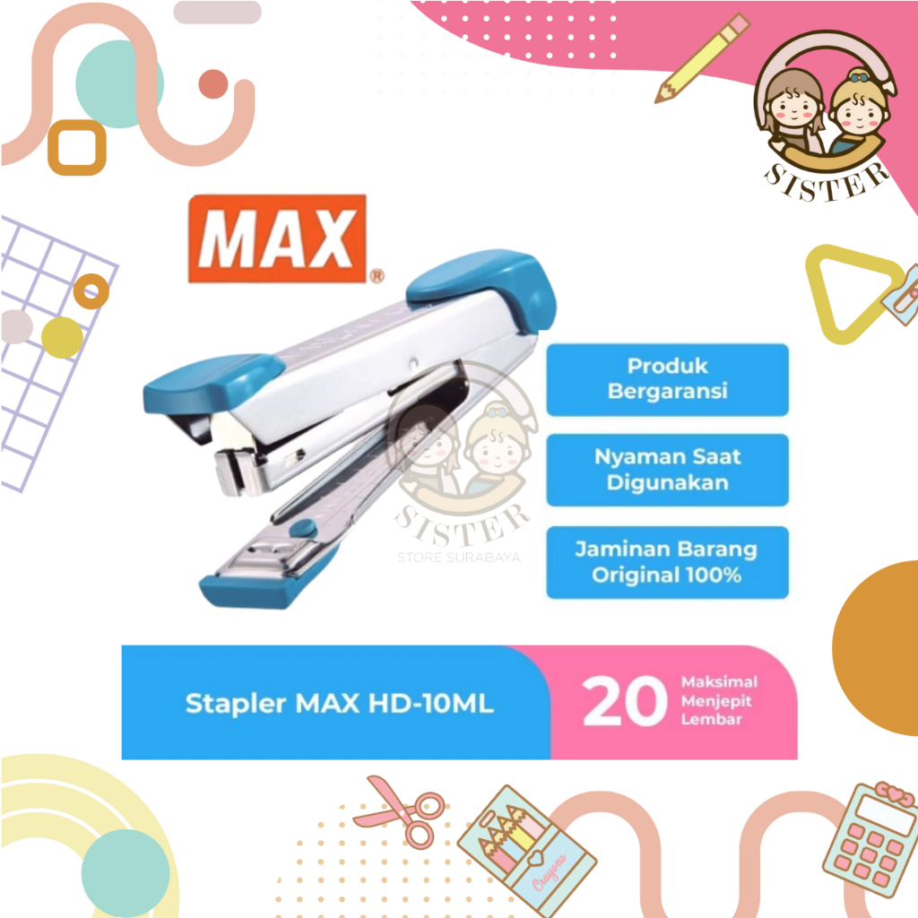 

Stapler MAX HD-10 / Alat Staples no 10 / Jepretan Kertas