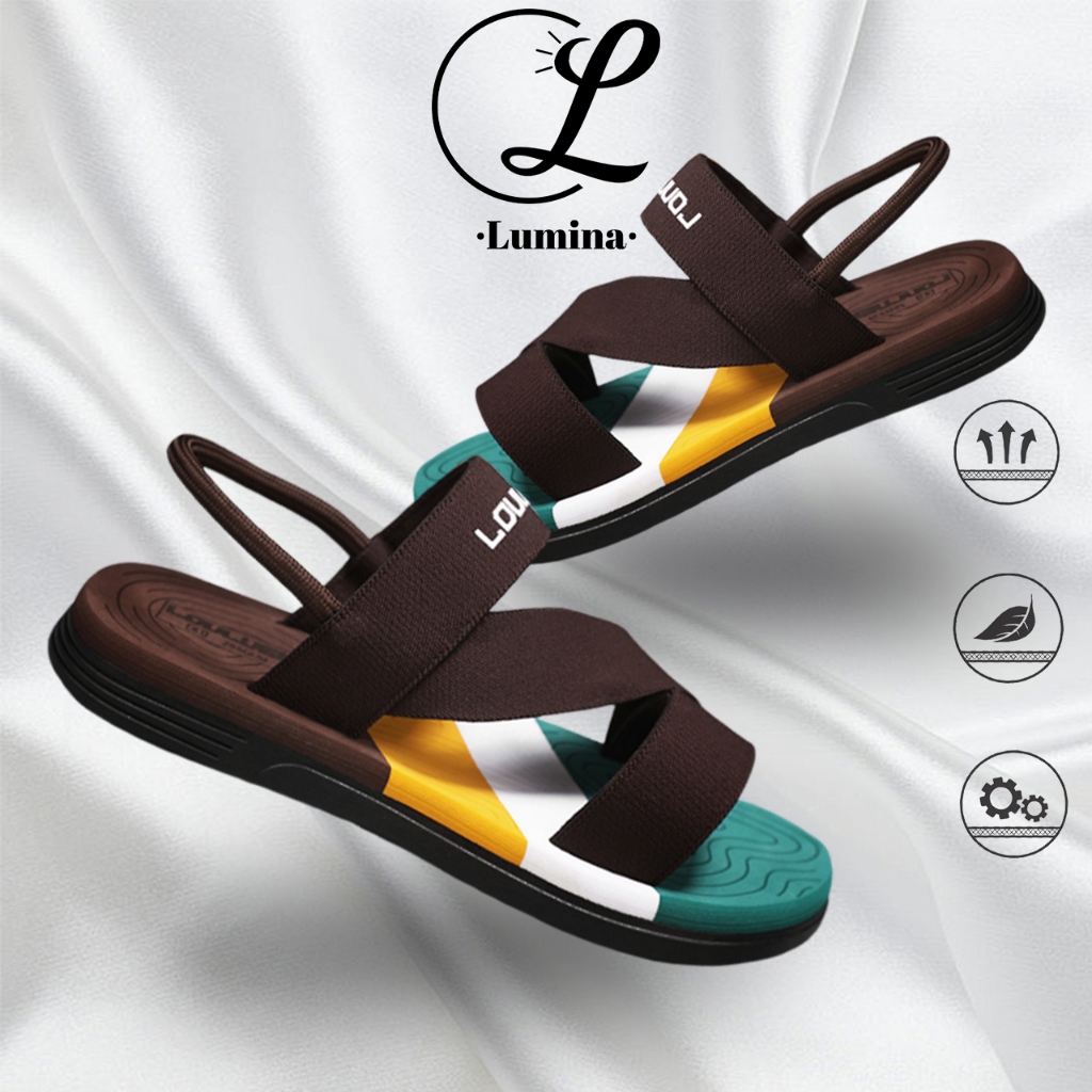 LUMINA - Sandal gunung pria sandal pria original 100% sandal pria kekinian sandal tali pria tahan la