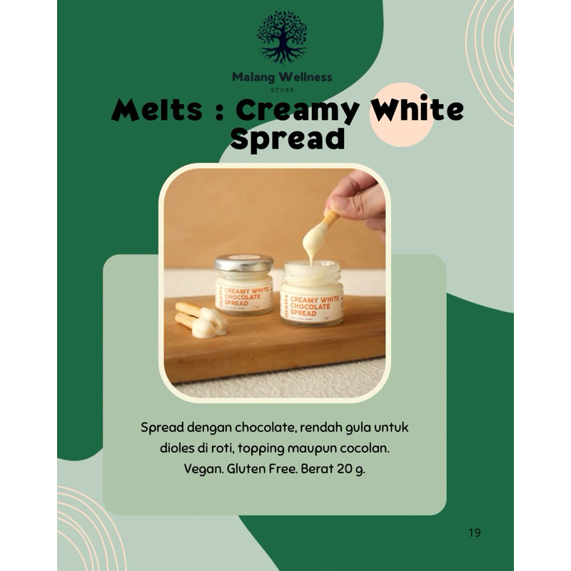

Melts Creamy White Spread