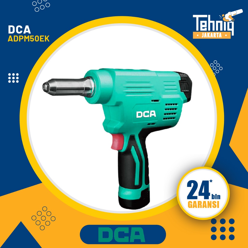 Cordless Blind Riveting Gun DCA ADPM50EK / DCA ADPM50EK Mesin Rivet Battery