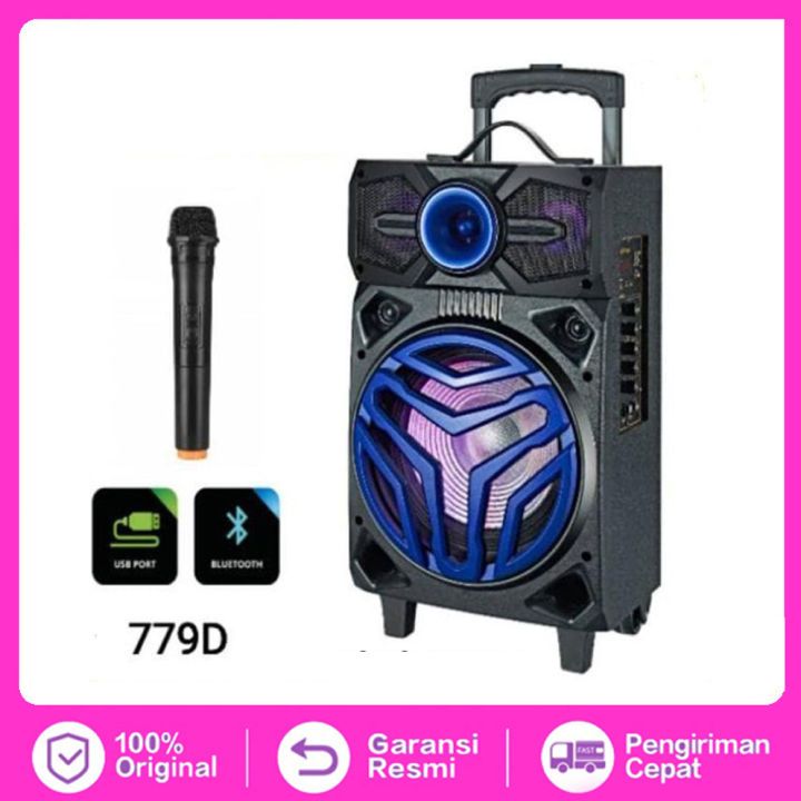 Speaker Portable GMC Teckyo 779D Bluetooth