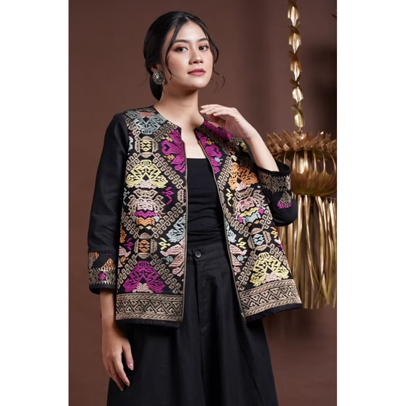 ETNIK VIVARE SUKSMA BALI BLOUSE with ZIPER