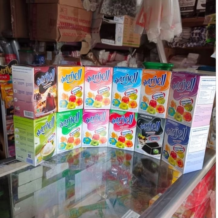 

Nutrijell Ekonomis 1 box isi 12 sachet @10gram
