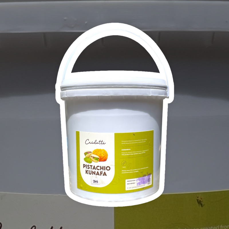 

CREDOTTI Repacking Premium Pistachio KUNAFA SPREAD, Selai Filling Topping