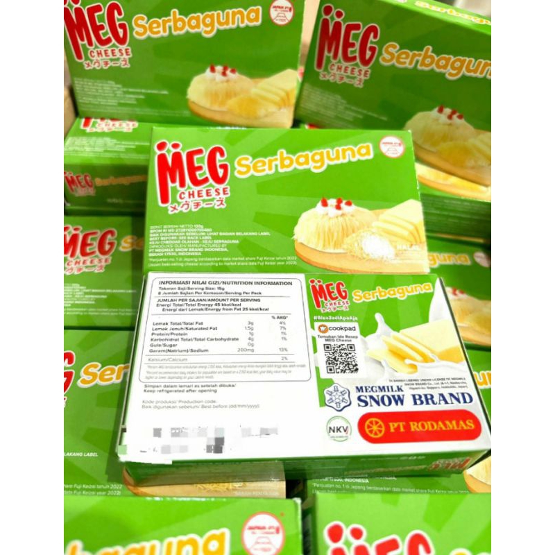 

Keju Meg Serbaguna 120 Gr