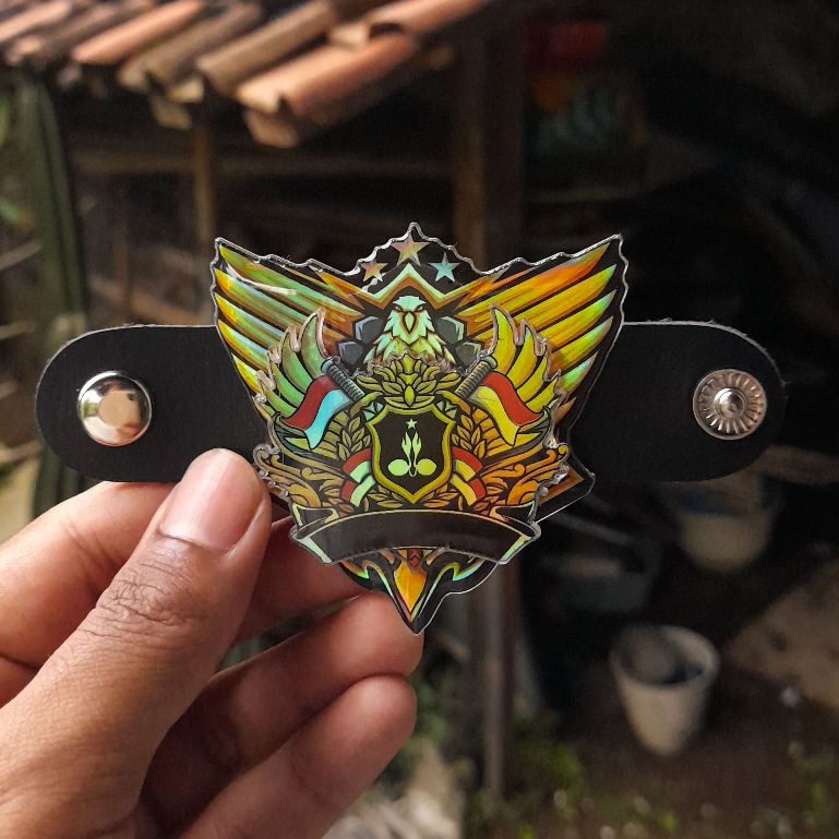 Ring Kacu Pramuka Akrilik Tumpuk | Free Ukir Nama custom | Ring Hasduk Pramuka