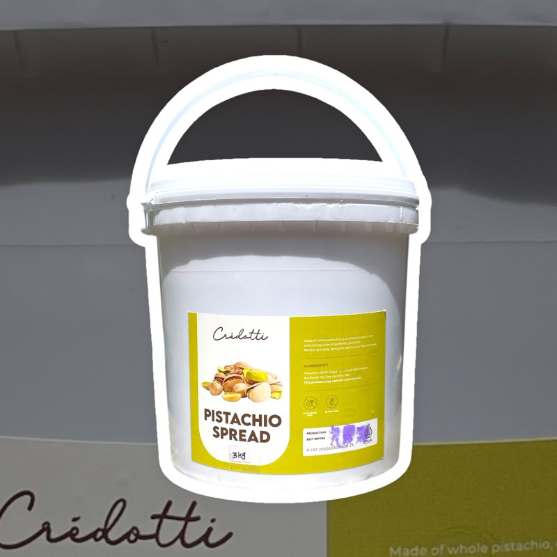 

CREDOTTI Repacking Premium Pistachio SPREAD, Selai Filling Topping