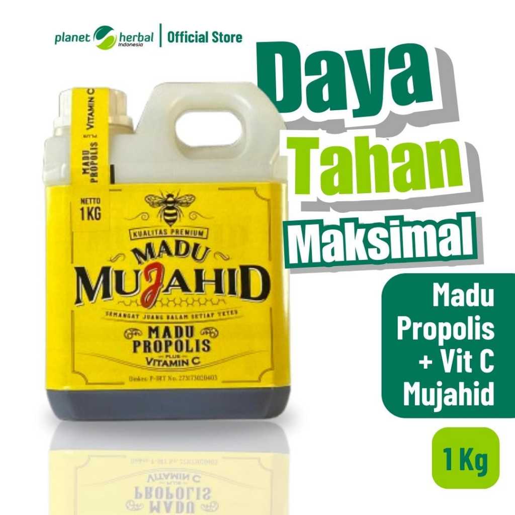 

Madu Propolis Mujahid 1Kg - Madu Asli Hutan Alami Vitamin Daya Tahan Tubuh