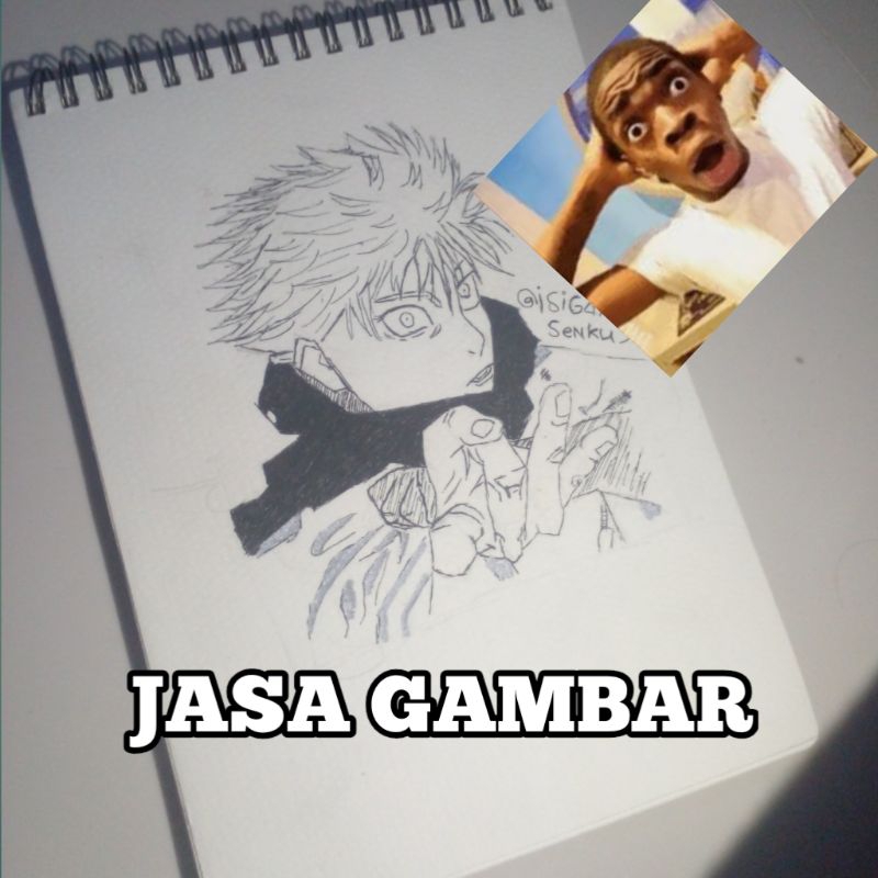 

sketsa jasa gambar anime (bisa di custom ya)