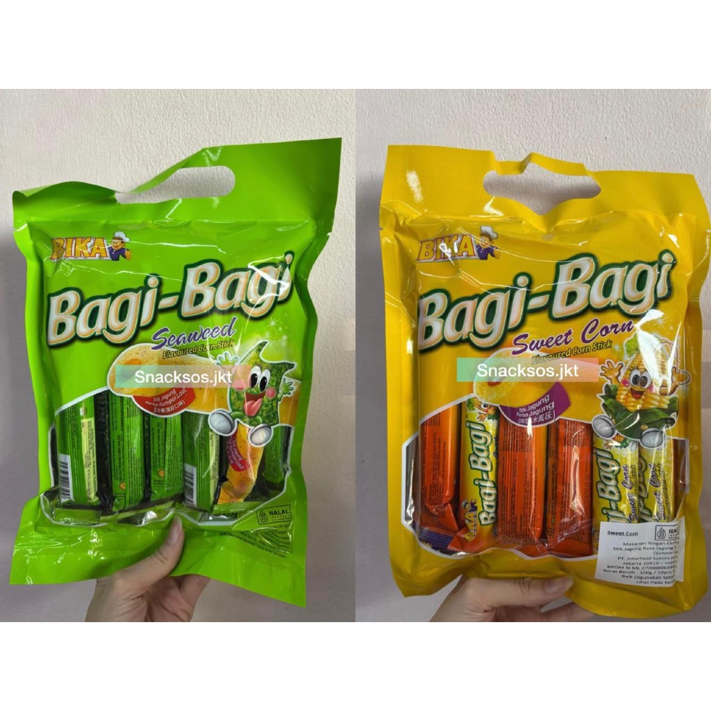 

BIKA BAGI BAGI SEAWEED CORN STICK / SWEET CORN