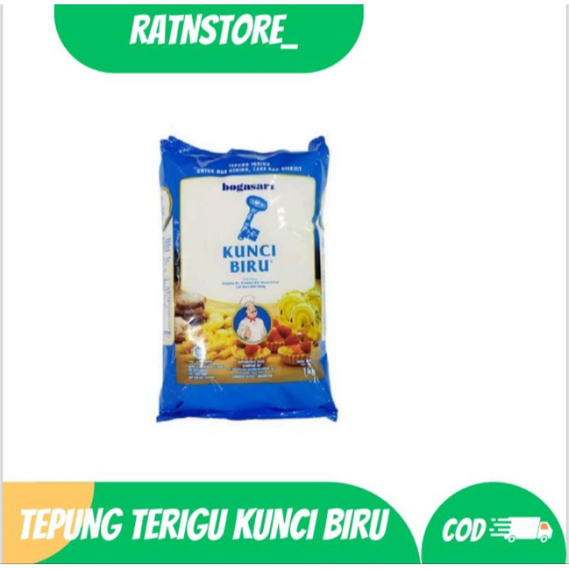 

Tepung Terigu Segitiga Biru Premium 1 Kg -Best Seller