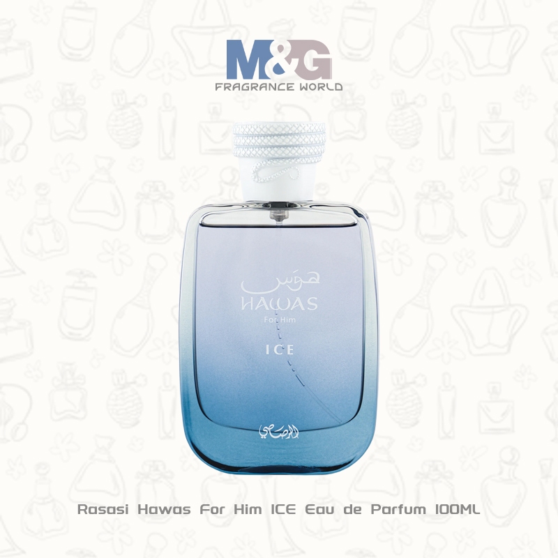 Rasasi Hawas For Him ICE Eau de Parfum 100ML, Rasasi Official Store, Rasasi Hawas Ice Parfum, Rasasi