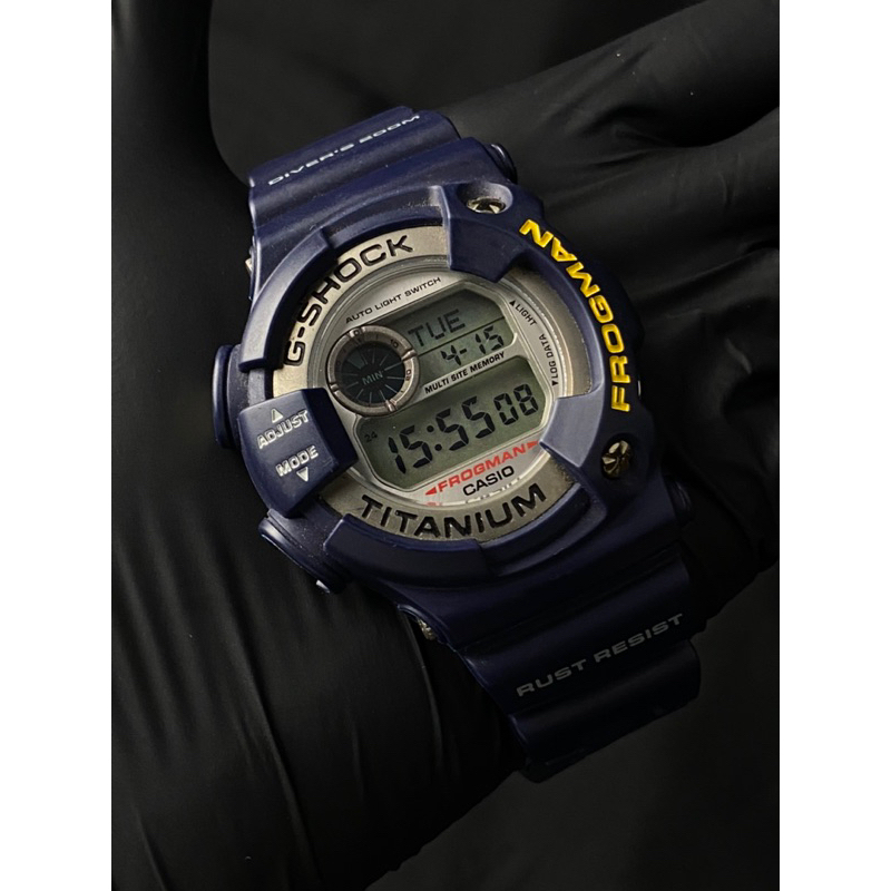 Casio G-Shock Frogman DW-9900 Titanium Made in Japan Blue