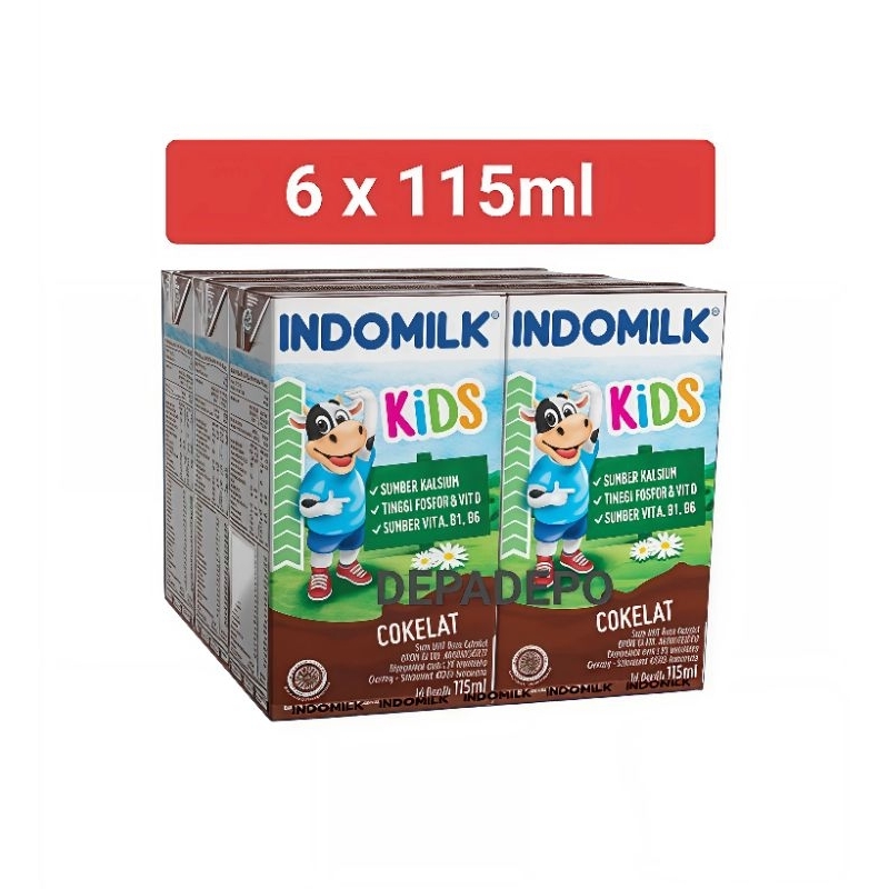 

Indomilk Kids Cokelat UHT 115 ml x 6
