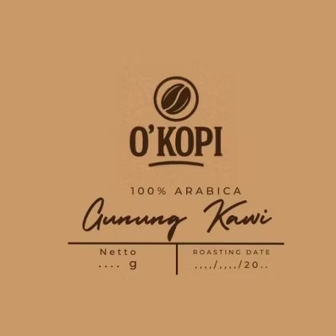 

O' Kopi Bubuk Arabica Gunung Kawi | Medium Roast | Fresh Roasted Sachet