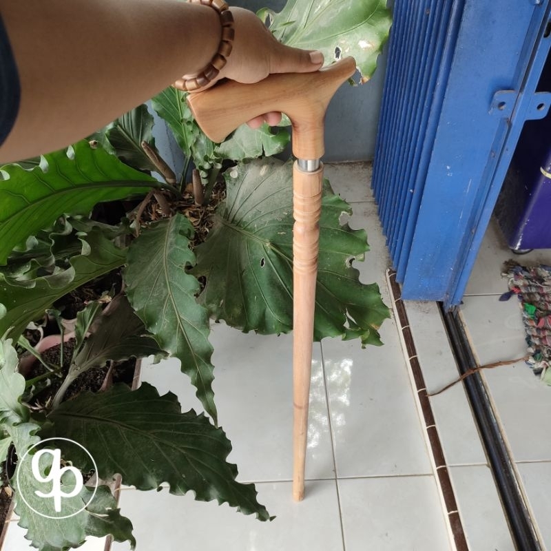 TONGKAT JALAN 1 METER TONGKAT JALAN KAYU CENDANA WANGI