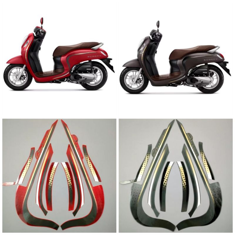 Stiker Striping Lis Body Motor SCOOPY STYLISH 2023