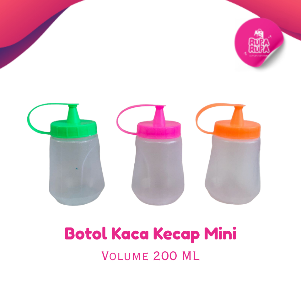 BOTOL KECAP 200 ML / BOTOL KECAP MINI MOMMY