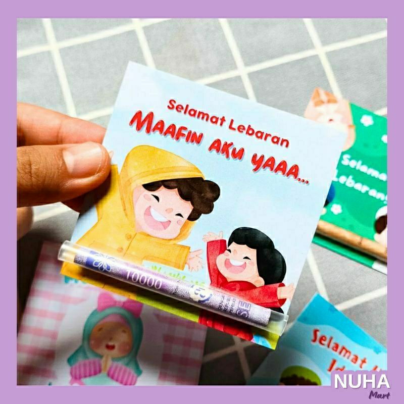 

10pc Amplop Lebaran Unik model sedotan