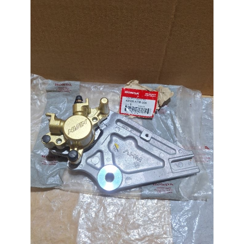 kaliper kepala babii rem belakang assy honda supra x125 DD original ahm honda 43100-KTM-300